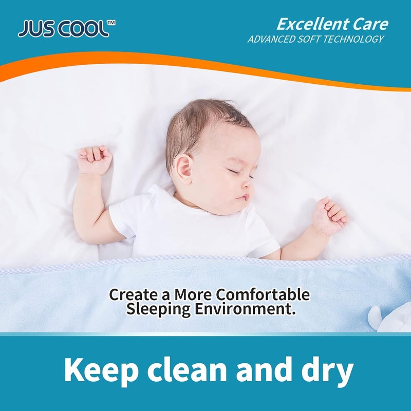 JUS COOl Baby Disposable Changing Pads, 13”x 18”(200+1 Count) Underpads Portable Diaper Changing Pads, Soft Bed Pads Ultra Absorbent and Waterproof - Image 5
